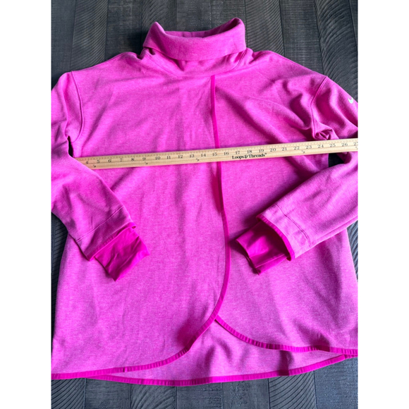 Nike Women’s Pink Funnel Neck Pullover Sweatshirt Medium NWT $85 - Picture 6 of 9